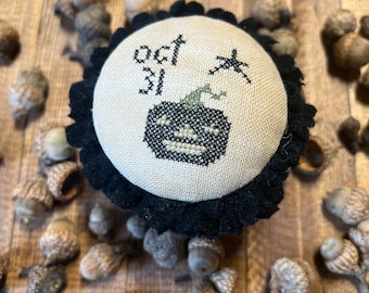 Oct 31 Cross Stitch - Instant Download Pattern
