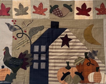 Home for Thanksgiving Quilt Pattern - INSTANT DOWNLOAD