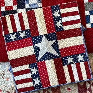 All American Gameboard Quilt - INSTANT DOWNLOAD