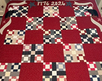 All American Quilt Pattern - INSTANT DOWNLOAD