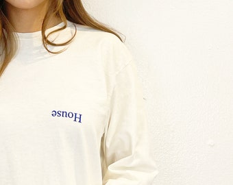 Black Box Tee in Ivory, House of Leaves