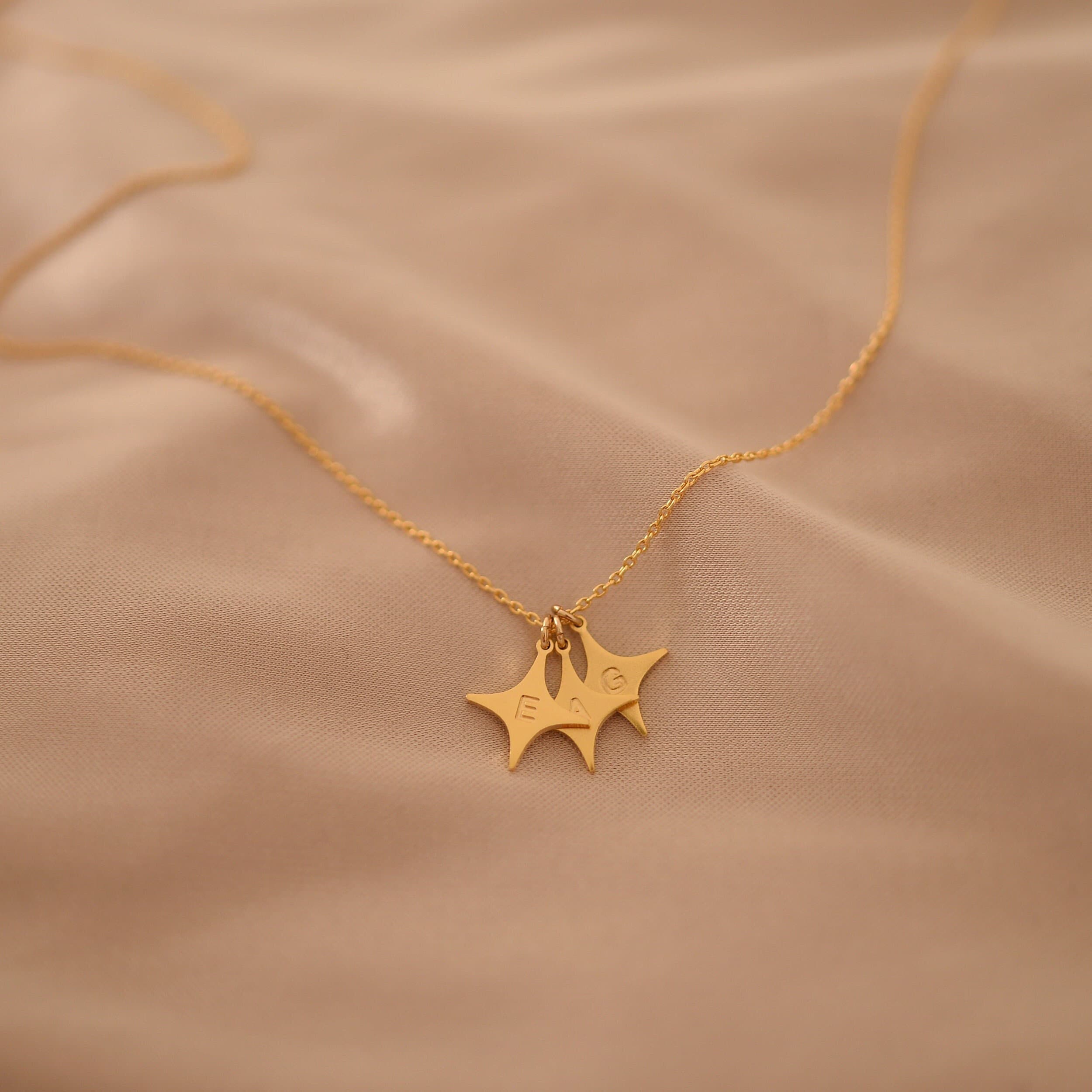 FLAWLESS×TREASURE Falling Star Necklace TRESASURE - [FLAWLESS With TRESASURE] MD FALLING STAR
