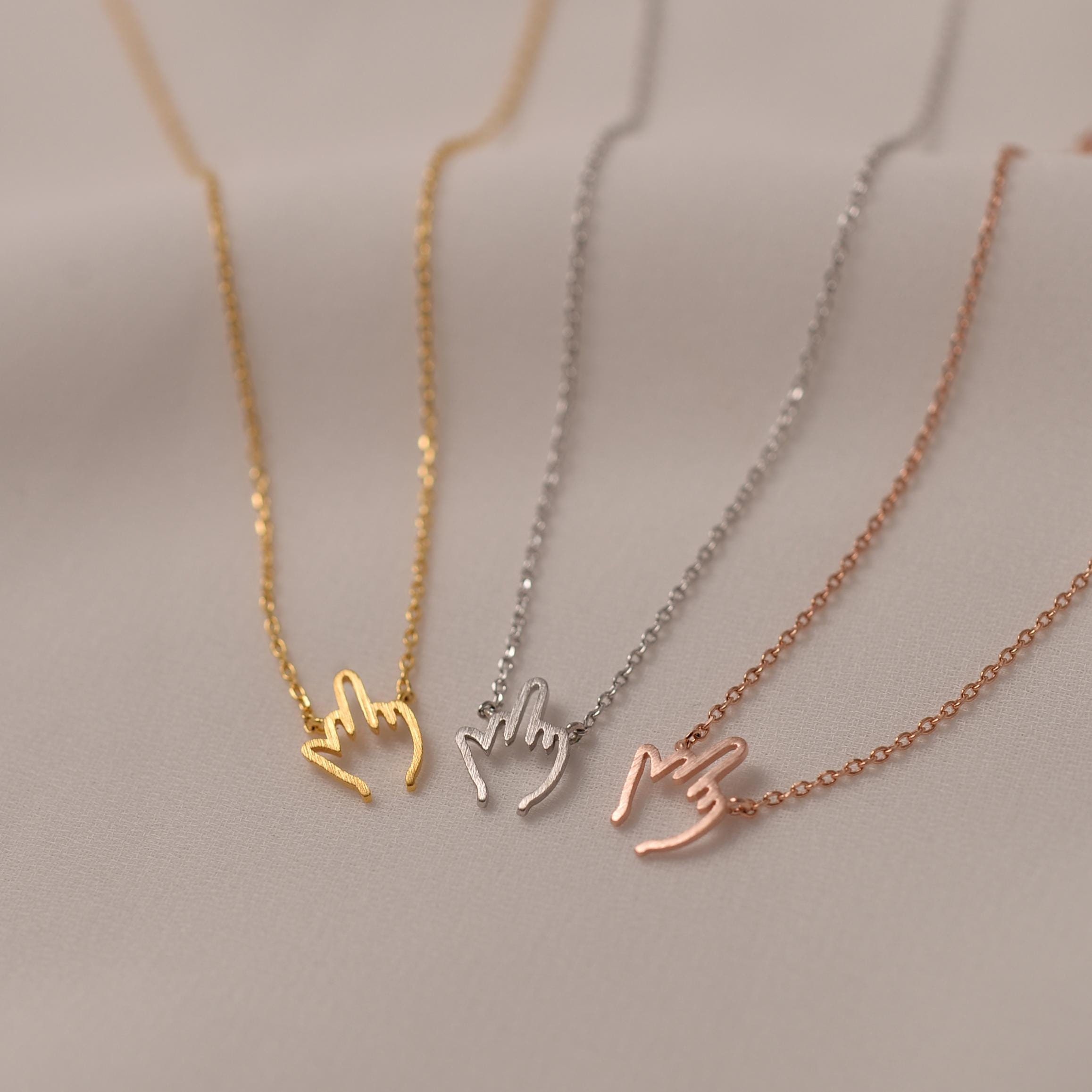 Middle Finger Necklace