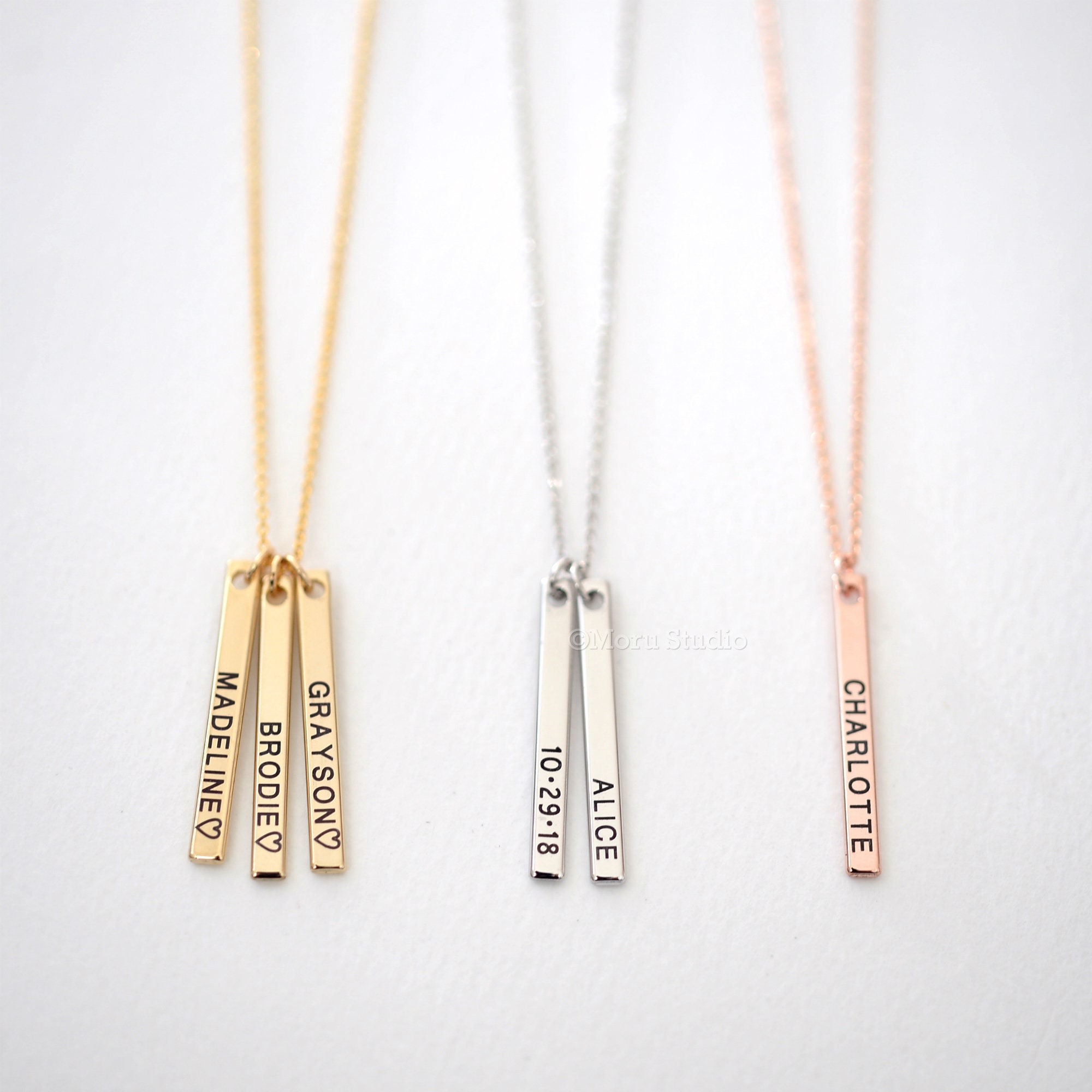 Mother's Day Mommy Necklace Baby Kids 