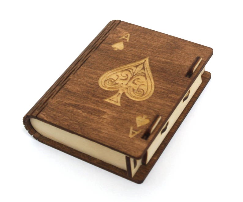 Playing Card Case Laser Cut Engraved Card Case Playing Etsy