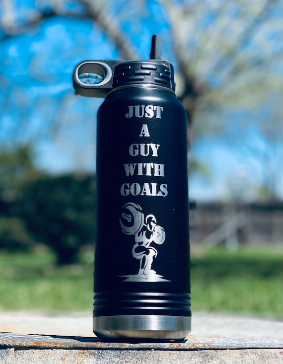 Custom Etched Water Bottle for the Gym Perfect Workout Hydration 16 Vibrant Colors to Choose From Etsy