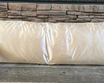 Vintage Wentworth Blush Pink Satin Bolster Pillow, NWT