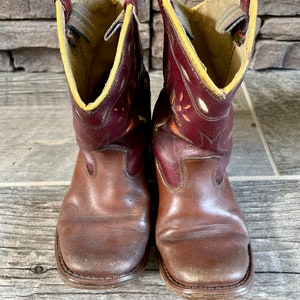 Vintage Kids PeeWee Cowboy Boots, circa 1950s image 3