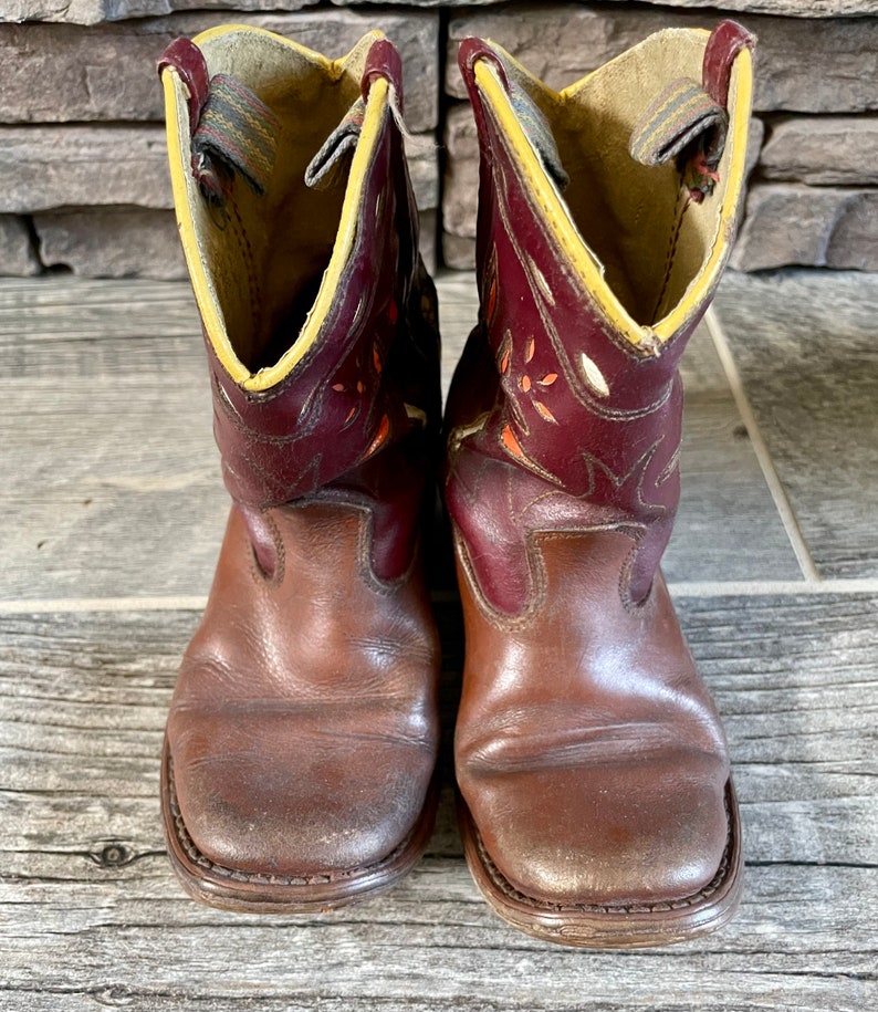 Vintage Kids PeeWee Cowboy Boots, circa 1950s image 3