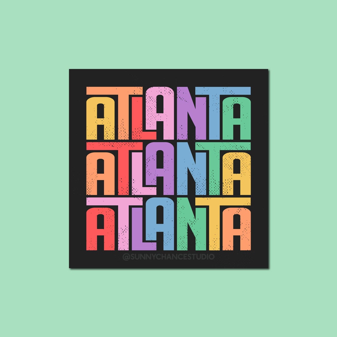 Atlanta (sticker) - Etsy