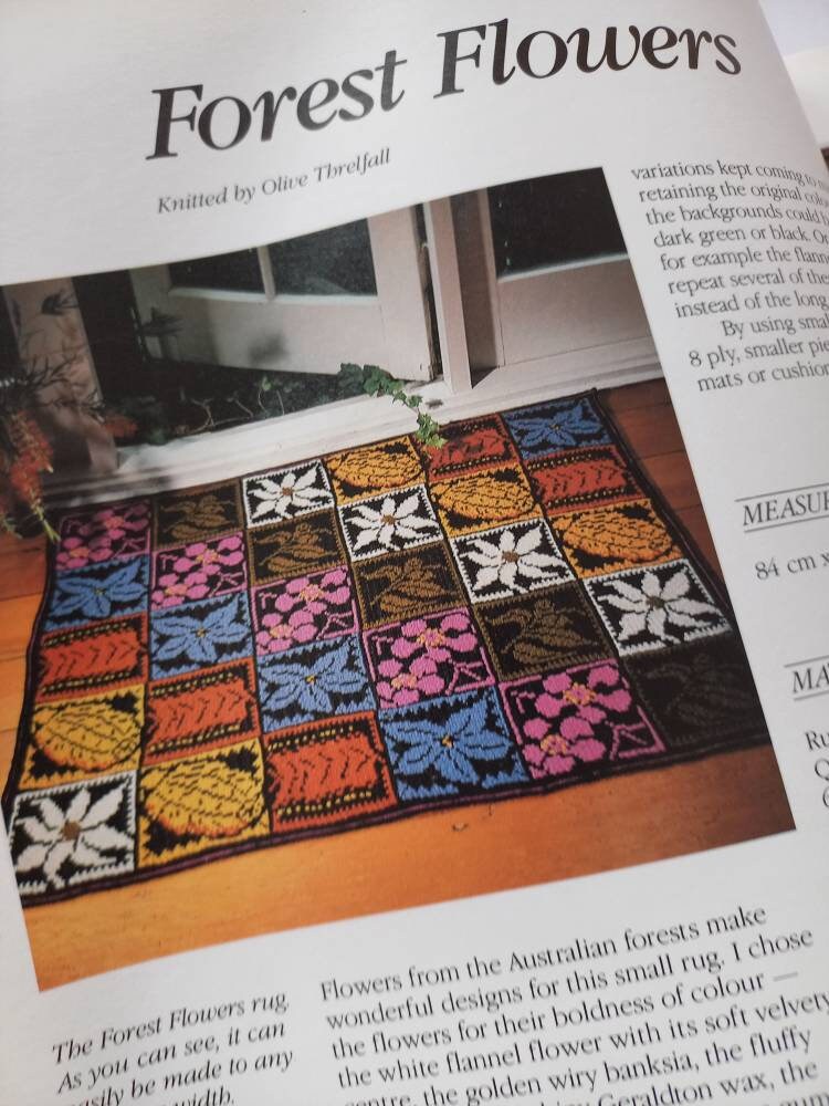 Knitting for Your Home Liz Gemmell Australian Knitting Patterns Etsy