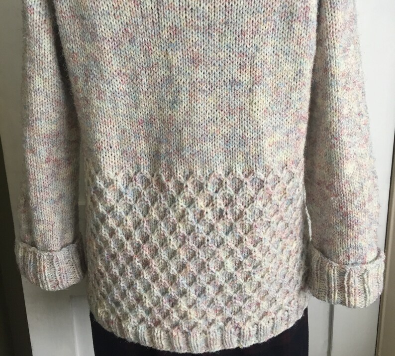 PDF Download Pattern Oversized Knitted Womens Ladies HONEYBEE Raglan Everyday Cardigan Jacket Coat