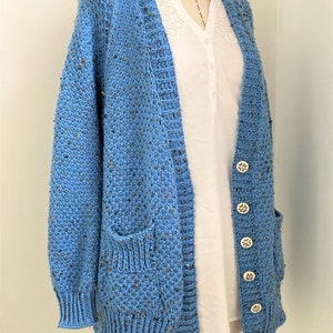 aran boyfriend cardigan