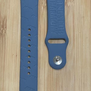 P1HARMONY k pop bias themed engraved design on a silicone watch band compatible with Apple Watch and Samsung Galaxy Watch