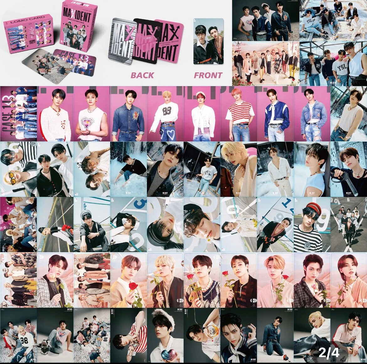 55pcs Kpop Stray Kids 5 Star Album Paper Lomo Photo Cards