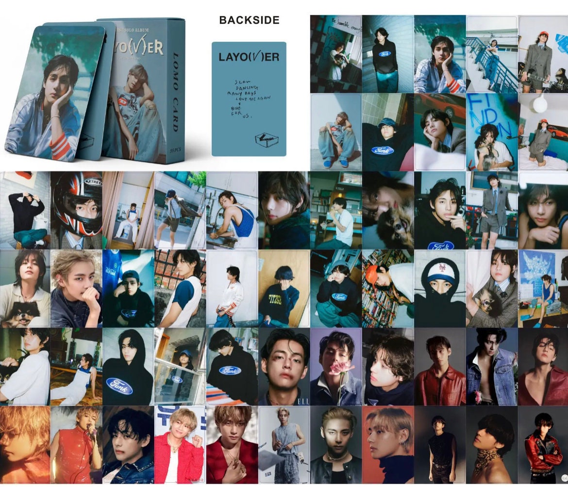 BTS V “layover” 55 Pcs Lomo Card - Etsy
