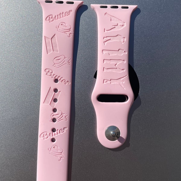 BTS Butter inspired Apple and Samsung Watch Band