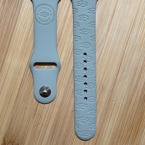 SF9 k pop themed engraved design on a silicone watch band compatible with Apple Watch and Samsung Galaxy Watch
