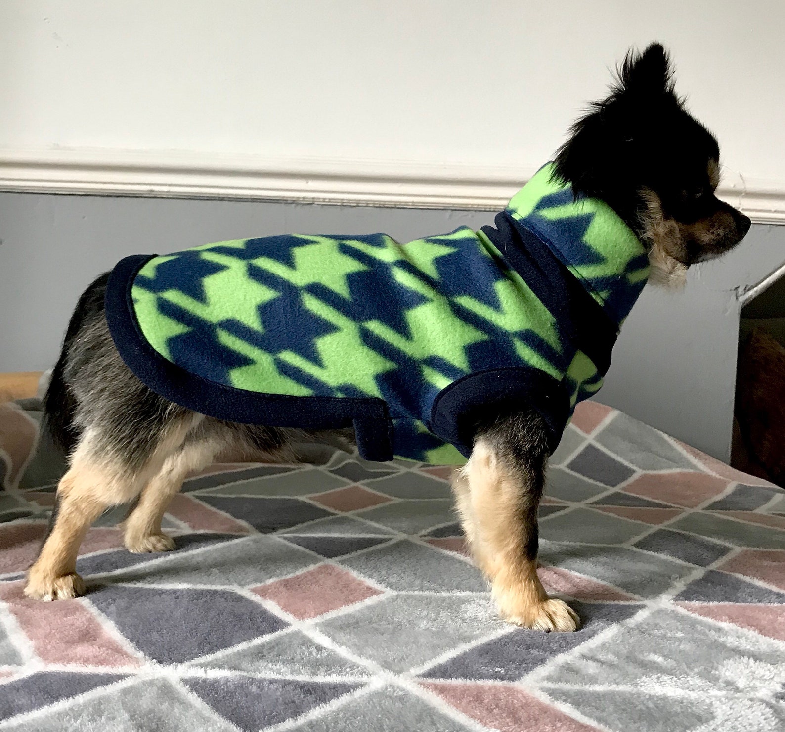 Chihuahua coat /chihuahua fleece housecoat/ jumper Etsy