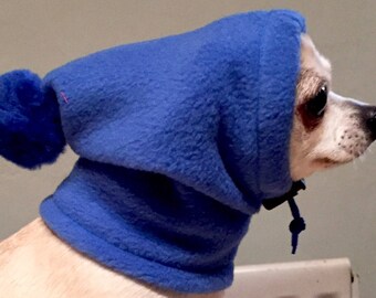Chihuahua pom pom hat /dog snood/dog hat