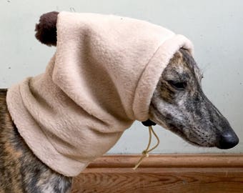 Whippet Bommel Mütze / Hunde Snood