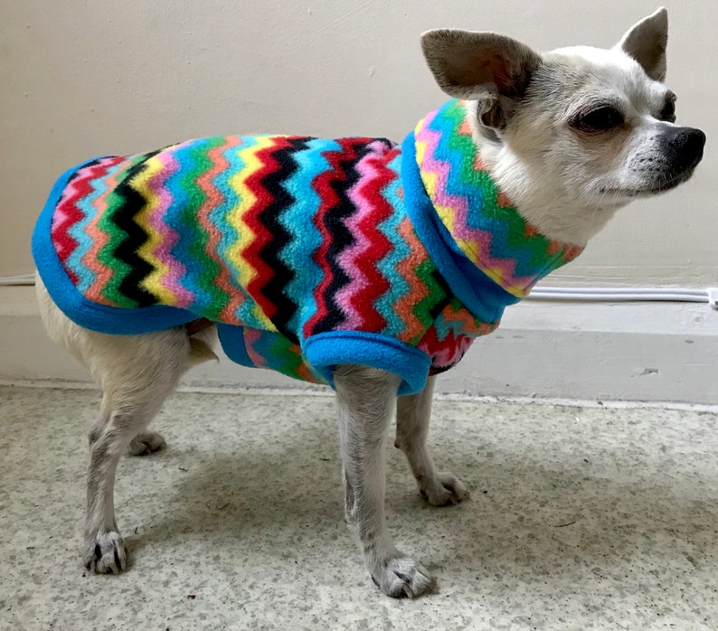 chihuahua fleece housecoat