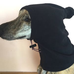 Whippet pom pom hat / dog snood