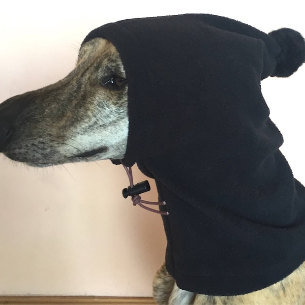 Whippet pom pom hat / dog snood