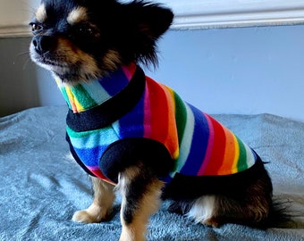 Chihuahua coat /chihuahua fleece housecoat/ jumper