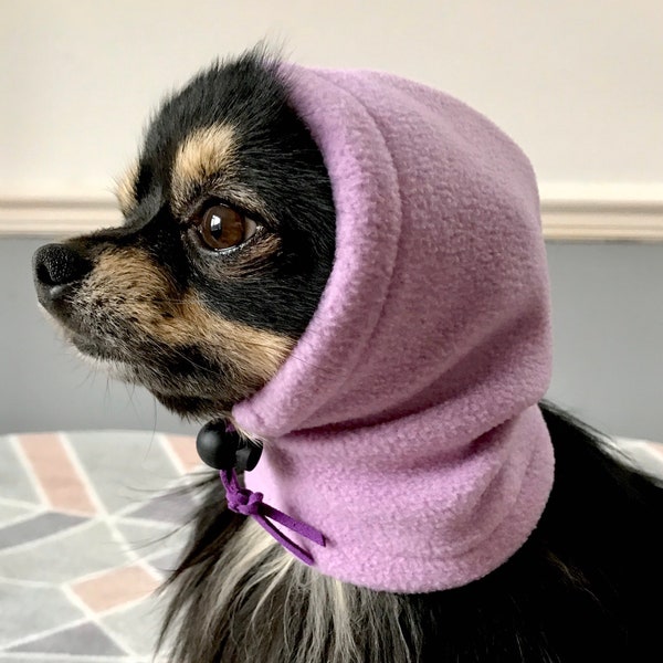 Bonnet en polaire chihuahua/tour de cou pour chien/chapeau pour chien