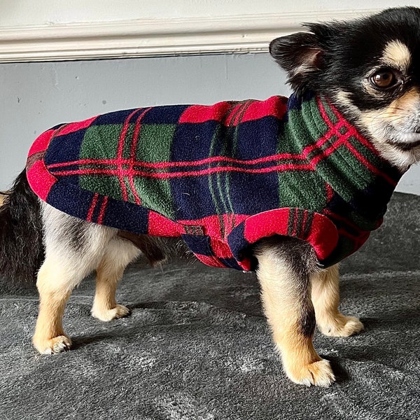 Chihuahua coat /chihuahua fleece housecoat/ jumper