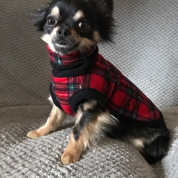 chihuahua fleece housecoat