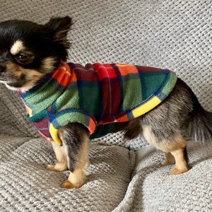 chihuahua fleece housecoat
