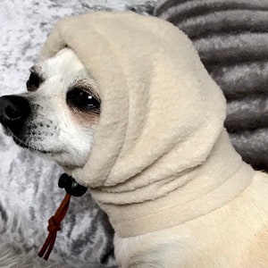 Chihuahua fleece hat /dog snood/dog hat