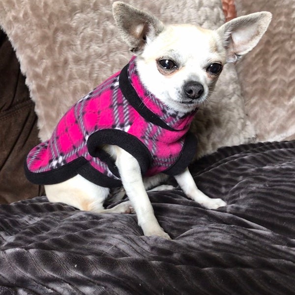 chihuahua fleece housecoat