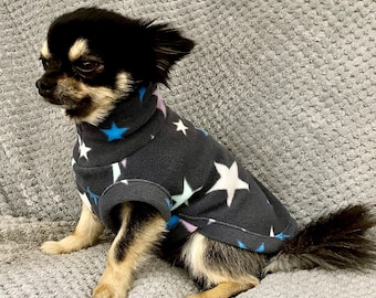 Chihuahua coat /chihuahua fleece housecoat/ jumper