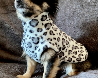 Chihuahua coat /chihuahua fleece housecoat/ jumper