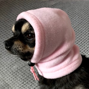 チワワ用フリース帽子/犬用スヌード/犬用帽子