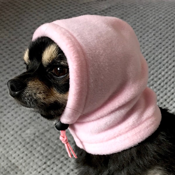 Bonnet en polaire chihuahua/tour de cou pour chien/chapeau pour chien