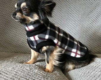 chihuahua fleece housecoat