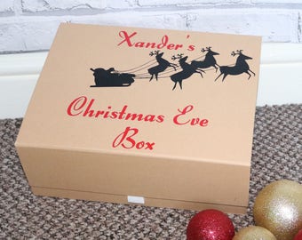 Personalised christmas eve box, Xmas eve box, Chrismas eve, Personalised box, Christmas box