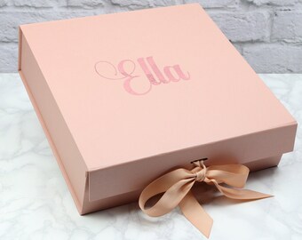 Personalised Box personalised gift mothers day gift box keepsake box with name Memory Box with name Custom gift box Gift Box with name