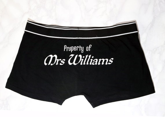 personalised boxers
