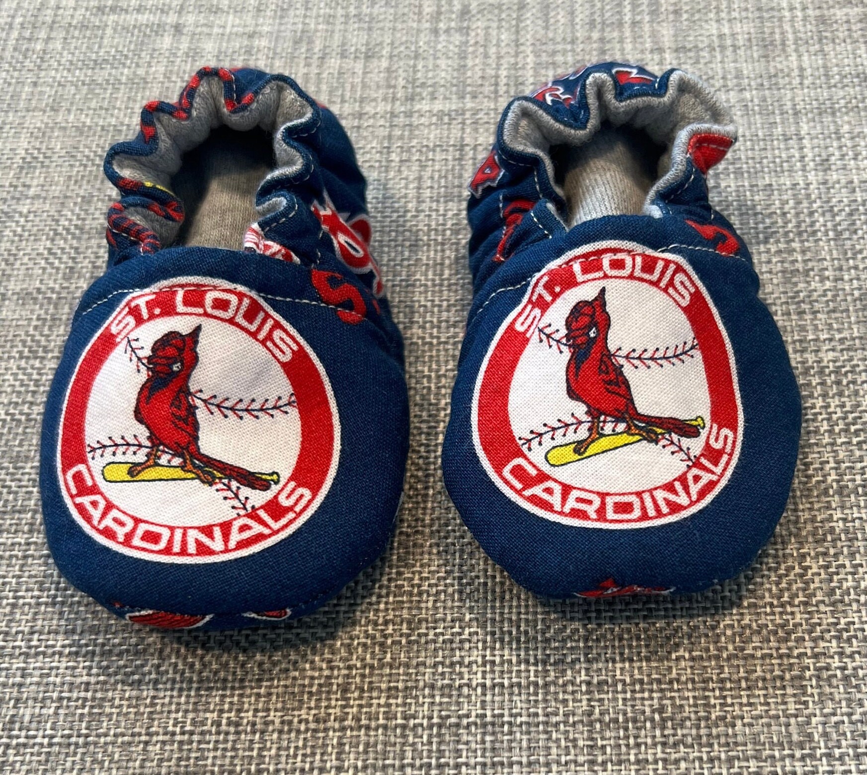 Forever MLB St. Louis Cardinals Baby Unisex Slippers Booties Baby XL 12-24  Month