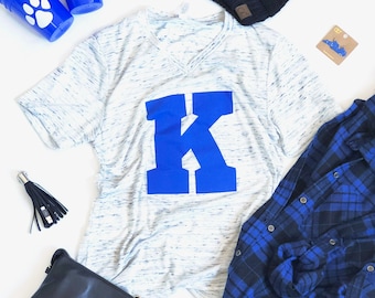 Kentucky Wildcats Shirt, Kentucky Tshirt, Kentucky Wildcats, Kentucky Tee, Power K, Big K, V neck, Kentucky Shirt, University of Kentucky