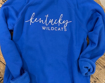 Kentucky Sweatshirt / Kentucky Football / University of Kentucky / Basketball / Kentucky Wildcats / Bella / Kentucky State