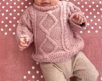 Baby Blush Sweater | PATTERN DOWNLOAD | Knitting