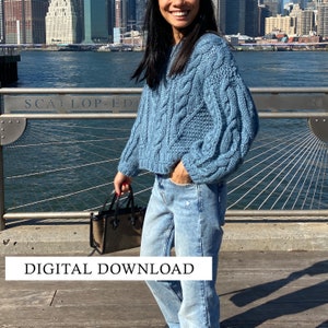 RAVEN Pullover | MUSTER-DOWNLOAD | Fortgeschrittenes Stricken