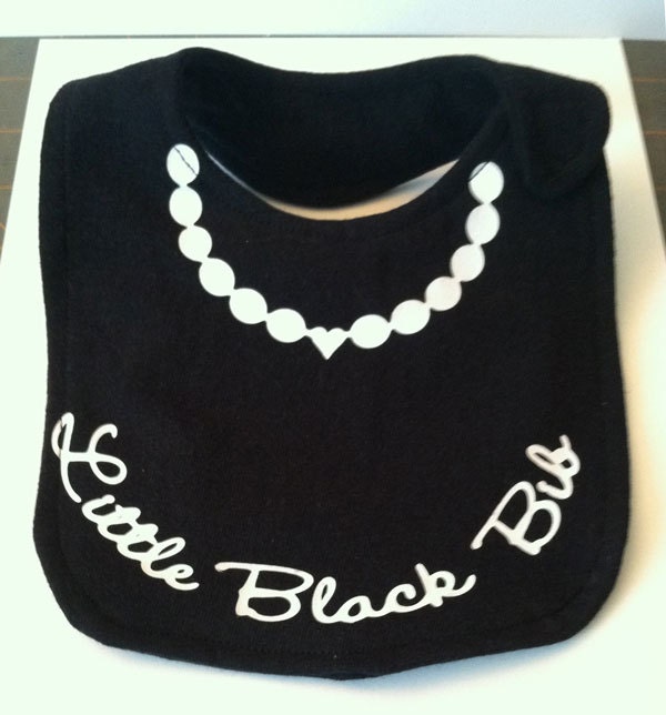 Download Little Black Bib Baby Necklace Fun Baby Bib SVG Cut File ...