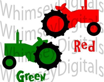 Tractor, SVG Cut File, Vinyl Cutting Design, Little Farmer, Baby Bib or Farm TShirt Design for digital cutting machines